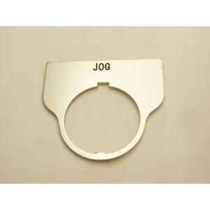 REES 09017-010 Legend Plate, Standard, Jog, Clear | AX3LMF