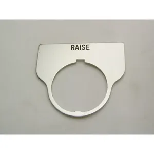 REES 09017-015 Legend Plate, Standard, Raise, Clear | AX3LML