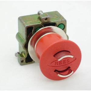 REES 22102-522 Emergency Stop Push-button, Lockable, Red | AX3LPR