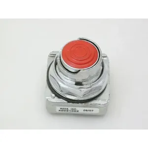 REES 40031-002 Push-button, Half Shroud, Red | AX3LQB