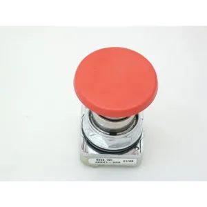 REES 40041-002 Push-button, Mushroom, Red | AX3LQD