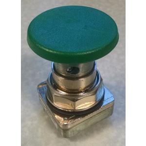 REES 40041-003 Push-button, Mushroom, Green | AX3LQE