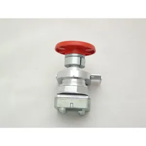 REES 40102-002 Push-button, Mushroom, Plunger, Red | AX3LRA