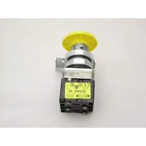 REES 40102-124 Positive Break Push-button Operator, Yellow | AX3LRG