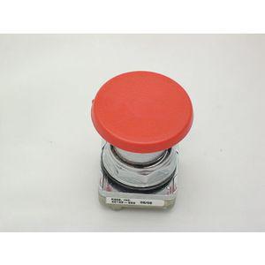 REES 40102-222 Mushroom Head Push-button, Maintained, Red | AX3LRM