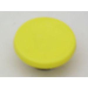 REES 43200-044 Mushroom Plunger Head, Yellow, 2 Diameter | AX3LUF