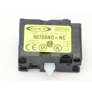 REES 50703-000 Contact Block, Type C, Double Circuit | AX3LVK