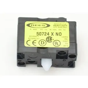 REES 50724-000 Contact Block, Type X, Single Circuit | AX3LVN