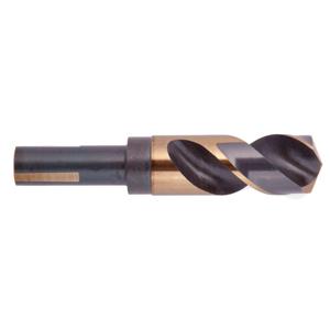 REGAL 017201AW Silver & Deming Drill Bit, Black and Gold, 17/32 Inch Dia., 118 Deg. Point, Treated Flutes | CN6EPB