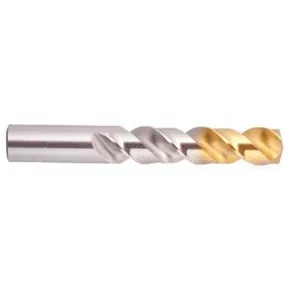 REGAL 027545AW Jobber Drill Bit, Regular, 135 Deg. Split Point, L Dia., HSS, Gold Tip with TiN Point | CN6MKU