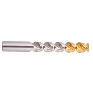 REGAL 027622AW Jobber Drill Bit, 130 Deg. Point, 11/64 Inch Dia., Cobalt, Gold Tip with TiN Point | CN6MZM