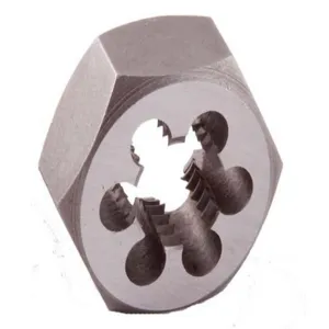 REGAL 046230AS Hex Rethreading Die, 1-1/2-6 Size, High Speed Steel, Bright | CN6WRB