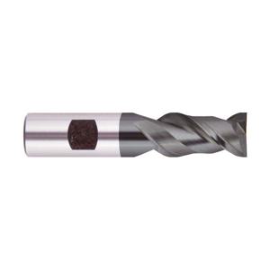 REGAL 051852JM95 Cobalt End Mill With TiN Coated, Single End, 1-1/4 Inch Dia., 4-1/8 Inch Length, 2 Flutes | CN7CRA