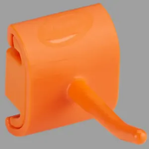 REMCO 10127 Wall Bracket, Single Hook Module, 3 Inch Size, PP/PAI, Orange | CM7PMX