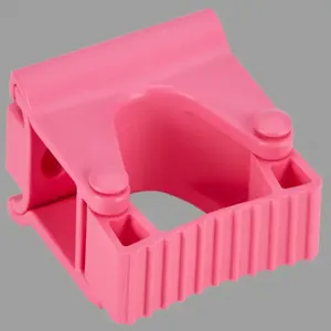 REMCO 10131 Wall Bracket, Grip Band Module, 3 Inch Size, PP/TPE/PAI, Pink | CM7PNX