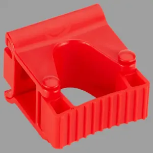 REMCO 10134 Wall Bracket, Grip Band Module, 3 Inch Size, PP/TPE/PAI, Red | CM7PNV