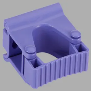 REMCO 10138 Wall Bracket, Grip Band Module, 3 Inch Size, PP/TPE/PAI, Purple | CM7PNW