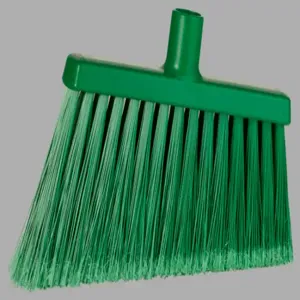 REMCO 29162 Split Bristle Angle Head Broom, 12 Inch Size, Green | CM7QAU