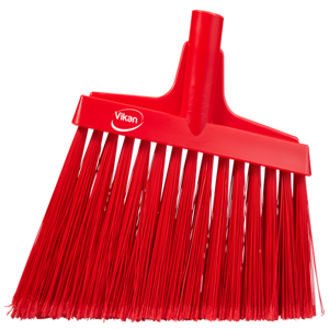 REMCO 29164 Split Bristle Angle Head Broom, 12 Inch Size, Red | CM7QAT