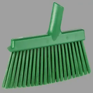 REMCO 31032 Dustpan Broom, Angled Thread, Medium, 9.8 Inch Size, Green | CM7QYC