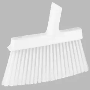 REMCO 31035 Dustpan Broom, Angled Thread, Medium, 9.8 Inch Size, White | CM7QYA