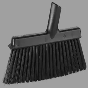 REMCO 31039 Dustpan Broom, Angled Thread, Medium, 9.8 Inch Size, Black | CM7QYE