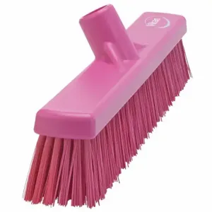 REMCO 31741 Push Broom, Soft/Stiff, 16.5 Inch Size, PP/PBT, Pink | CM7QGM