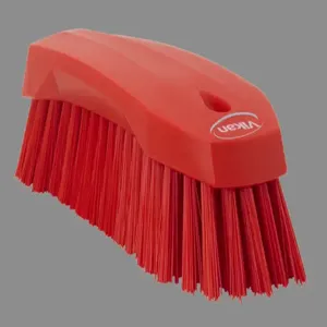 REMCO 38904 Hand Scrub Brush Red Stiff Polypropylene 3 x 8 In | AC7WYN 38Y657