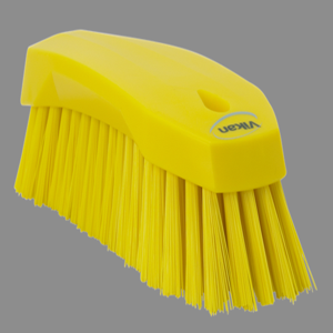 REMCO 38906 Hand Scrub Brush Yellow Stiff Polypropylene 3 x 8 In | AC7WYQ 38Y659