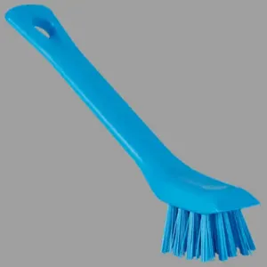 REMCO 39513 Detail Brush With Scraping Edge, 5.91 Inch Size, Stiff, Blue | CM7RAJ