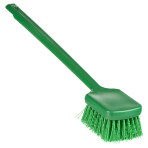 REMCO 410812 Handbrush, Long Handle, 19.9 Inch Size, Stiff, Green | CM7QTU
