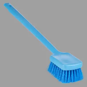 REMCO 410813 Handbrush, Long Handle, 19.9 Inch Size, Stiff, Blue | CM7QTV