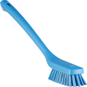 REMCO 41853 Cleaning Brush, Narrow, Long Handle, 16.54 Inch Size, Hard, Blue | CM7RDV