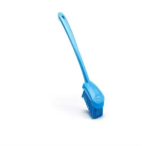 REMCO 41863 Long Handle Brush Blue Stiff Polypropylene 3 x 16 | AC7WZB 38Y669