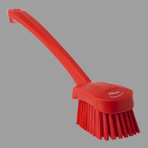 REMCO 41864 Long Handle Brush Red Stiff Polypropylene 3 x 16 In | AC7WZC 38Y670