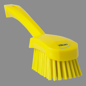 REMCO 41926 Short Handle Brush Yellow Stiff Polypropylene 3 x 10 | AC7WZQ 38Y682