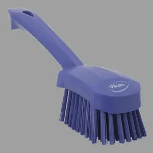 REMCO 41928 Short Handle Brush Purple Stiff Polypropylene 3 x 10 | AC7WZT 38Y684