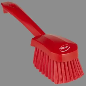 REMCO 41984 Washing Brush, Short Handle, Soft, 10.6 Inch Size, Red | CM7PMF