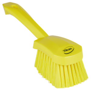 REMCO 41986 Washing Brush, Short Handle, Soft, 10.6 Inch Size, Yellow | CM7PMD