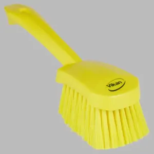 REMCO 41986 Washing Brush, Short Handle, Soft, 10.6 Inch Size, Yellow | CM7PMD