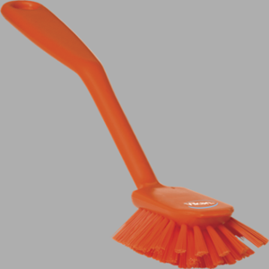 REMCO 42377 Dish Brush Orange Polyester 10-1/2 In | AA8JZT 18G888