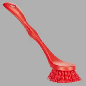 REMCO 428114 Dish Brush, Medium, 7.3 Inch Size, Red | CM7QYZ