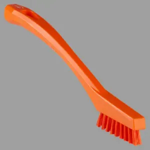 REMCO 44017 Detail Brush, Stiff, 9 Inch x 0.5 Inch Size, PP/PBT, Orange | CM7RAB