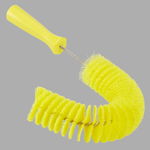 REMCO 53726 Hook Brush, 2.2 Inch Dia., 14.2 Inch Length, Medium, Yellow | CM7QMJ