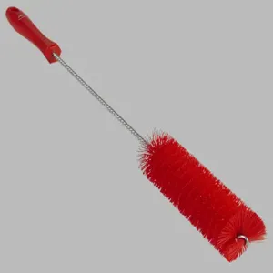 REMCO 53784 Tube Brush Red Stiff Polypropylene 1-5/8 x 19-5/8 | AC7WUC 38Y529