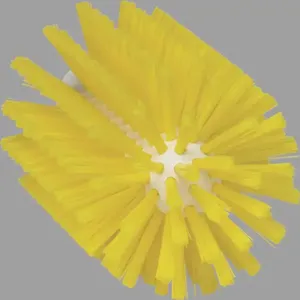 REMCO 5380-90-6 Tube Brush Yellow Stiff Polypropylene 3-1/2 x 6-1/4 | AC7WVM 38Y561