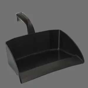 REMCO 56609 Dustpan Polypropylene Black 11-1/2 x 12-1/2 In | AC7WVX 38Y570