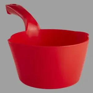 REMCO 56814 Round Bowl Scoop, 33.8 Fl oz Capacity, 11.61 Inch Length, Red | CM7QFL