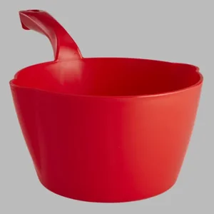 REMCO 56824 Round Bowl Scoop, 64 Fl oz Capacity, 13 Inch Length, Red | CM7QFF