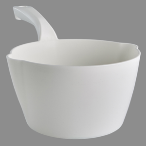 REMCO 56825 Round Bowl Scoop, 64 Fl oz Capacity, 13 Inch Length, White | CM7QFE